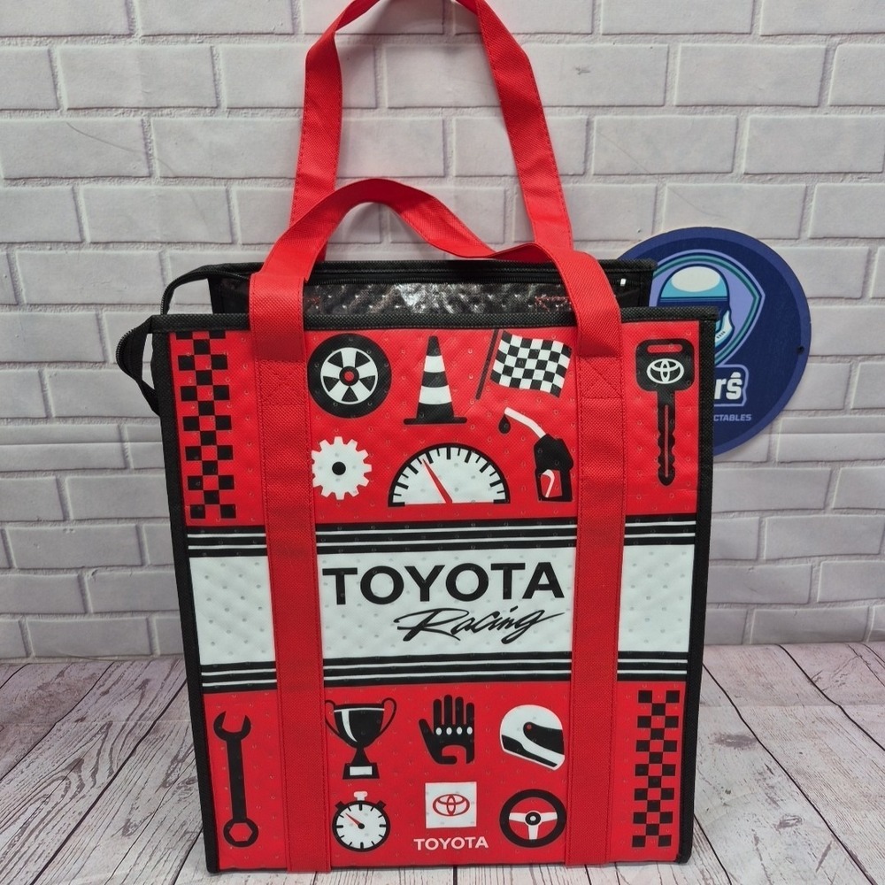 Toyota‎ Racing Large Cooler Bag Insulated Lunch Bag~Zippered
